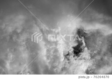 white cloud and black sky textured background 70264870