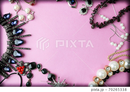 Beautiful precious shiny jewelery trendy glamorous Beautiful precious shiny jewelery trendy glamorous 70265338