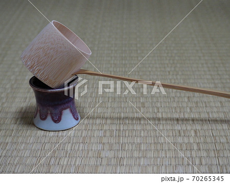 茶道 柄杓 蓋置 茶道 柄杓 蓋置 70265345