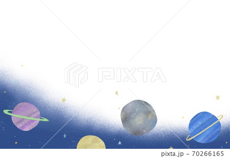 宇宙 フレームのイラスト素材