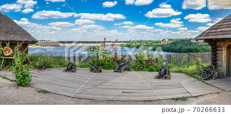 Dnieper hydroelectric power station in Zaporozhye, Ukraine 70266633