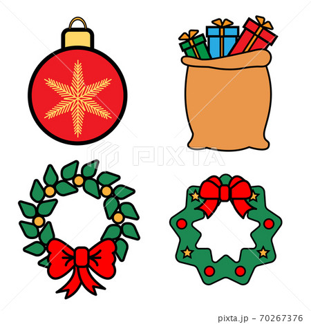 Christmas Icon, Winter Set. Vector Illustration 70267376