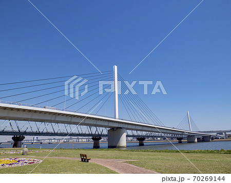 清砂大橋(荒川・中川)(江東区・江戸川区) 清砂大橋(荒川・中川)(江東区・江戸川区) 70269144
