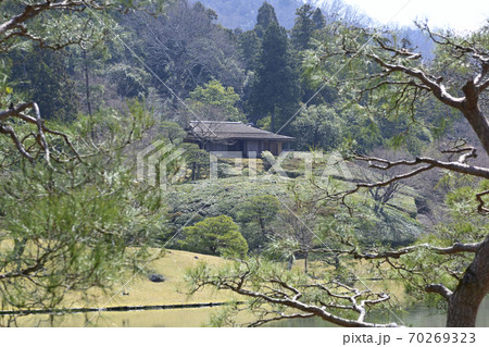 修学院離宮　上離宮　隣雲亭 70269323