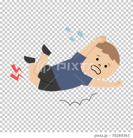 転んだ男の子のイラスト 転んだ男の子のイラスト 70269363