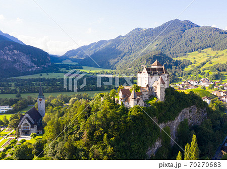 Gutenberg Castle in town of Balzers, Liechtenstein 70270683