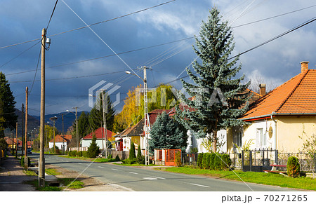 Image of traditional hungarian village Image of traditional hungarian village 70271265