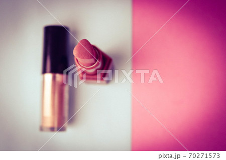 Beauty box, set of female cosmetics from red 70271573