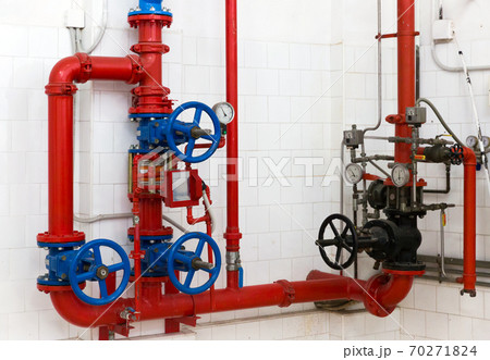 Heating system in boiler room Heating system in boiler room 70271824