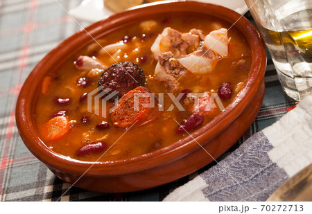 Asturian traditional dish Fabada Asturian traditional dish Fabada 70272713