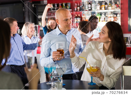 Girl refusing colleague courtship Girl refusing colleague courtship 70276634