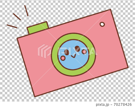 カメラ キャラのイラスト素材