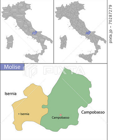 Illustration of Molise is a region in Southern Italy Illustration of Molise is a region in Southern Italy 70287279