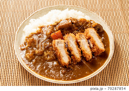 ヒレカツカレー の写真素材