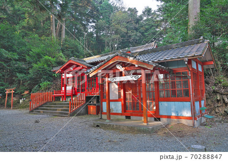 安志加茂神社 安志稲荷神社 兵庫県姫路市安富町安志の写真素材