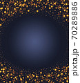Decorative Christmas background with bokeh lights and snowflakes. 70289886