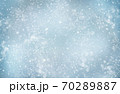 Decorative Christmas background with bokeh lights and snowflakes. 70289887
