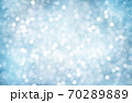 Decorative Christmas background with bokeh lights and snowflakes. 70289889