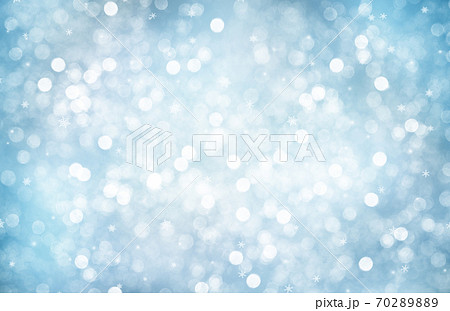Decorative Christmas background with bokeh lights and snowflakes. Decorative Christmas background with bokeh lights and snowflakes. 70289889