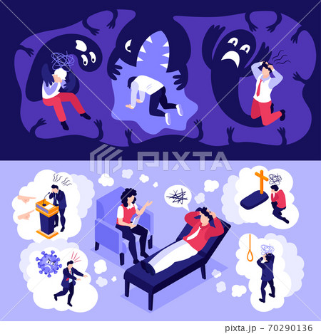 Panic Attack Horizontal Banners 70290136