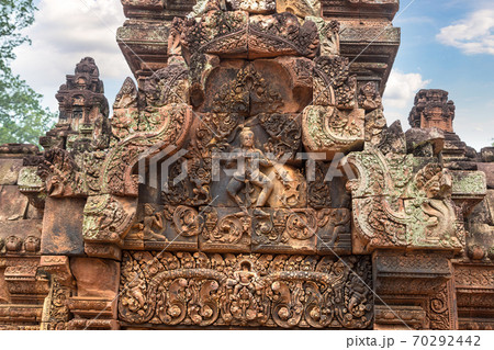 Banteay Srei temple in Angkor Wat Banteay Srei temple in Angkor Wat 70292442