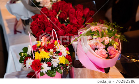 bouquet of  flowers gift on birthday.  bouquet of  flowers gift on birthday.  70292586