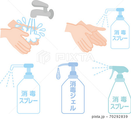 手洗い消毒 手洗い消毒 70292839