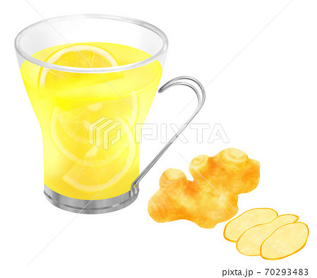 ホットレモネード　生姜 70293483