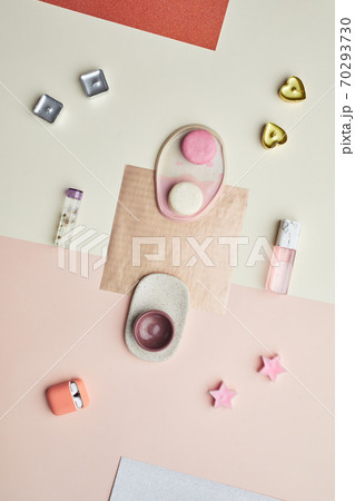 Pastel Background Composition Top View 70293730