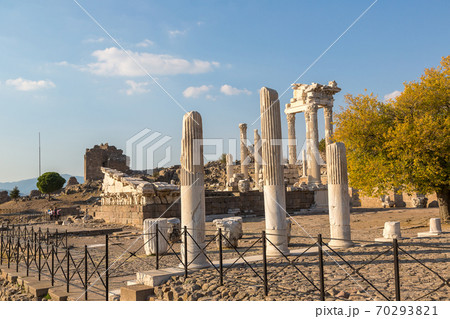Temple of Trajan in Pergamon, Turkey Temple of Trajan in Pergamon, Turkey 70293821