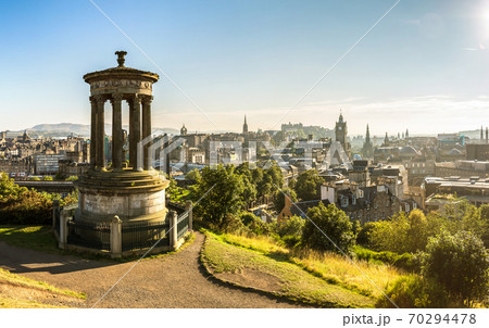 Edinburgh castle from Calton Hill Edinburgh castle from Calton Hill 70294478