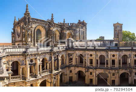 Medieval Templar castle in Tomar Medieval Templar castle in Tomar 70294504