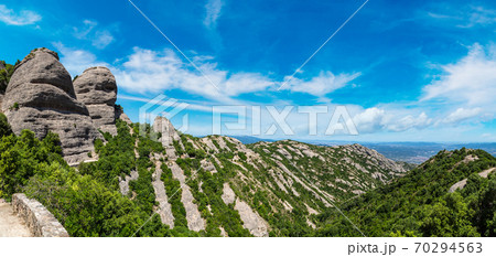 Montserrat mountains in Spain 70294563