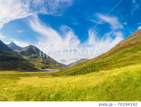 Summer in Scotland highlands, United Kingdom 70294592