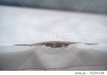 car body after impact. a road traffic accident. car body after impact. a road traffic accident. 70295196