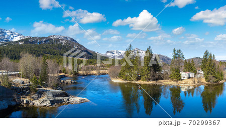 River in Norway 70299367