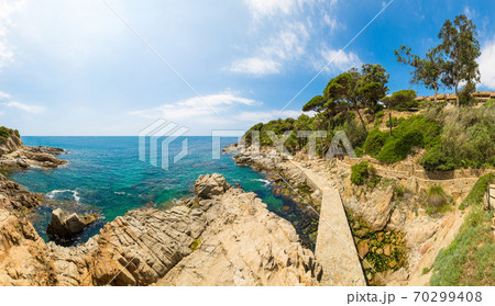 Costa Brava beach, ..Catalonia, Spain 70299408