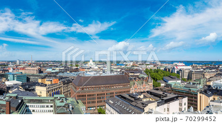 Panoramic view of Helsinki 70299452