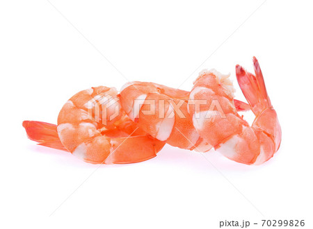 shrimps isolated on a white background 70299826