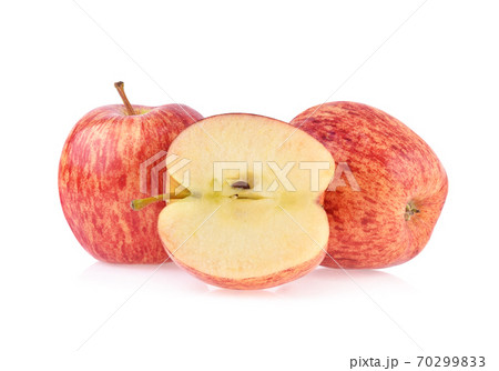 Gala apples isolate on white background 70299833