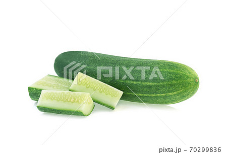 Cucumber isolated on white background 70299836