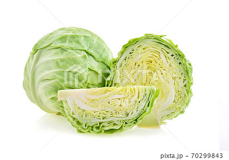 cabbage isolated on white background cabbage isolated on white background 70299843