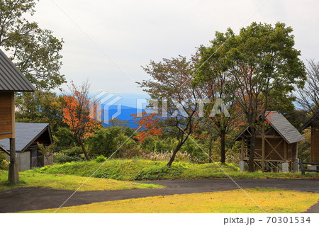 鳥海高原家族旅行村 の写真素材