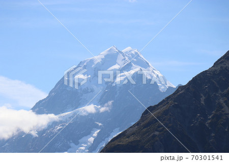 マウントクック、フッカーバレートラック、ニュージーランド 70301541