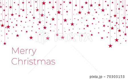 Red sparkles stars shine on blue backdrop vector 70303153