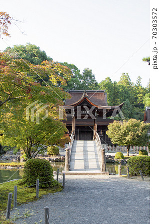 虎渓山永保寺の無際橋と観音堂 虎渓山永保寺の無際橋と観音堂 70303572