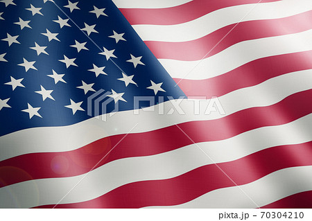 米国 国旗 旗のイラスト素材