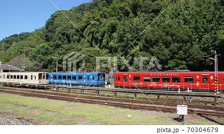 くま川鉄道レールバス気動車 人吉車両基地 くま川鉄道レールバス気動車 人吉車両基地 70304679