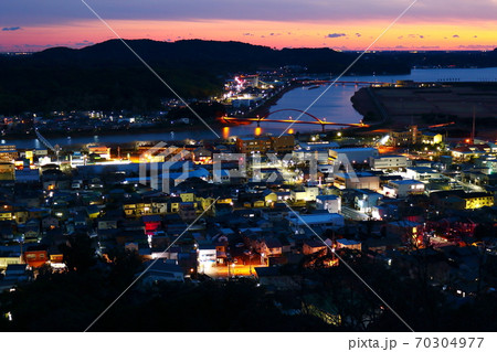 奥浜名湖の夕景 70304977