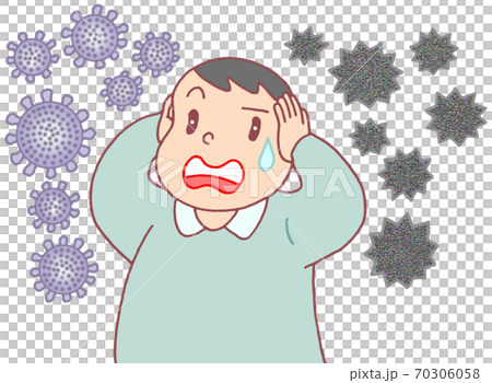 Simultaneous epidemic of corona influenza (male) 70306058